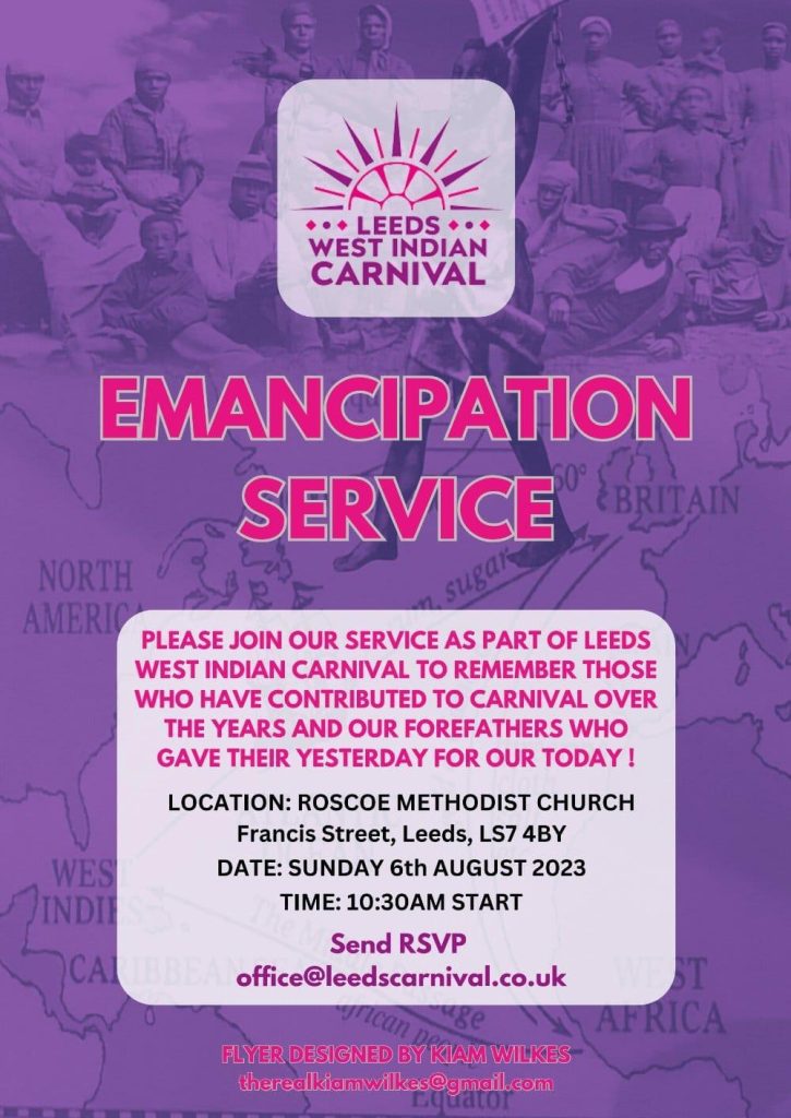 Leeds West Indian Carnival Emancipation Service 2023