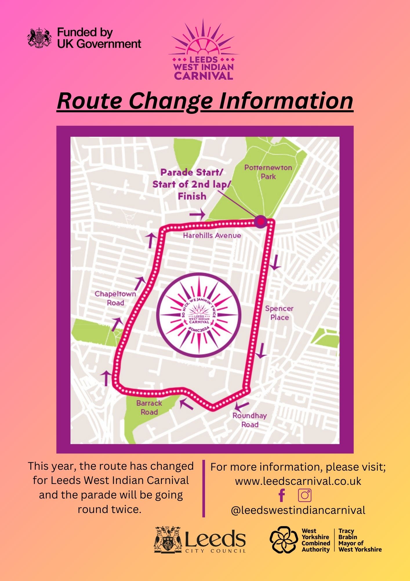 New Carnival Route Map